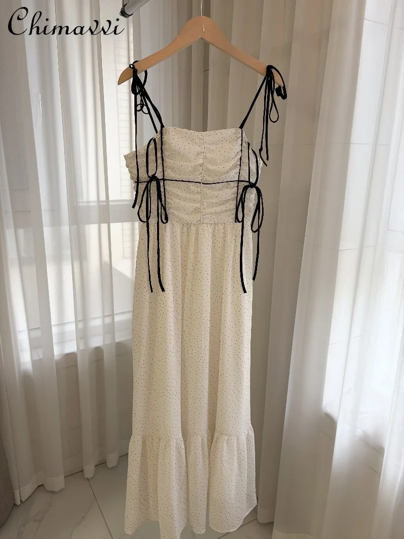 Japanese Sweet Polka Dot Plaid Camisole Dress New 2026 Spring and Summer Fashion Cute Girls Elegant Princess Long Dress
Japanese Sweet Polka Dot Plaid Camisole Dress New 2026 Spring and Summer Fashion Cute Girls Elegant Princess Long Dress