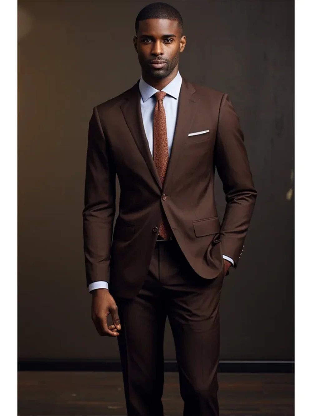 2 Piece Coffee Groom Tuxedo Jacket Pants Set 2026 Men Suits Double Breasted Peaked Lapel Casual Wedding Party Clothing Daily
2 Piece Coffee Groom Tuxedo Jacket Pants Set 2026 Men Suits Double Breasted Peaked Lapel Casual Wedding Party Clothing Daily