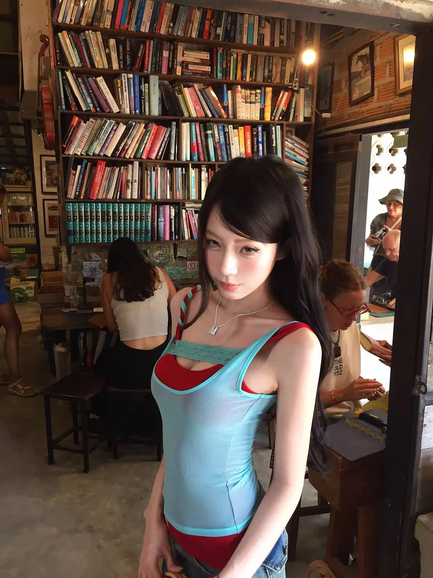 Splicing Lace Sling Vest Women's Summer New American Spice Girl Slim Top
Splicing Lace Sling Vest Women's Summer New American Spice Girl Slim Top