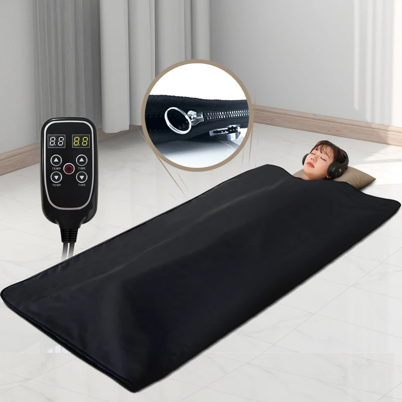 Fitkang Portable Zipper Sauna Blanket Far Infrared Heat Blanket For Detox Health Home Use Spa
Fitkang Portable Zipper Sauna Blanket Far Infrared Heat Blanket For Detox Health Home Use Spa