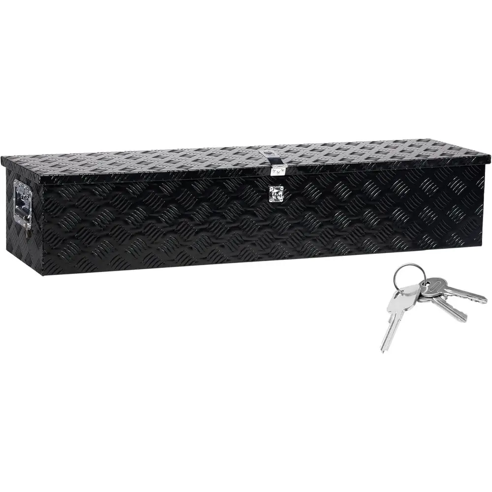 50-Inch Lockable Truck Bed Tool Box with Underbody Storage Organizer, Black
50-Inch Lockable Truck Bed Tool Box with Underbody Storage Organizer, Black