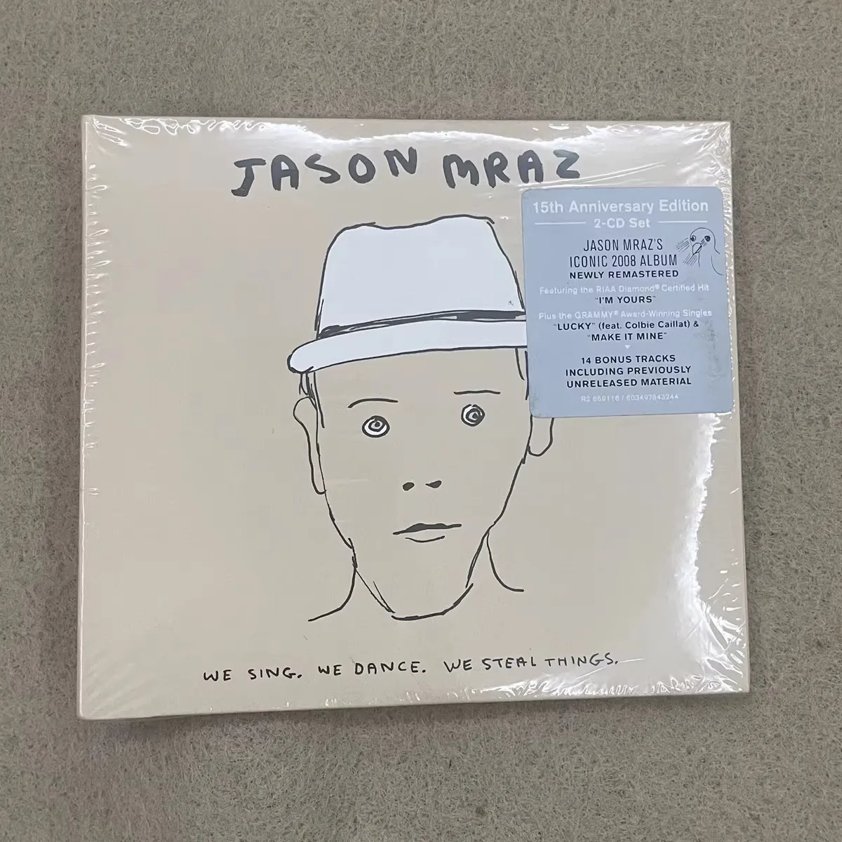 Jason Mraz We Sing We Dance We Steal Things 2CD Deluxe Edition Acoustic Pop Melodic Songs Feel-Good Vocals Album for Music Fans
Jason Mraz We Sing We Dance We Steal Things 2CD Deluxe Edition Acoustic Pop Melodic Songs Feel-Good Vocals Album for Music Fans