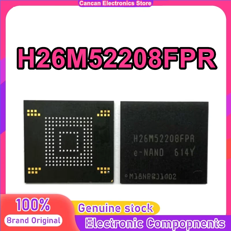 H26M52208FPR 16GB 153 Ball 5.1 Version EMMC 0-10 Flash Memory IC New Original in Stock
H26M52208FPR 16GB 153 Ball 5.1 Version EMMC 0-10 Flash Memory IC New Original in Stock