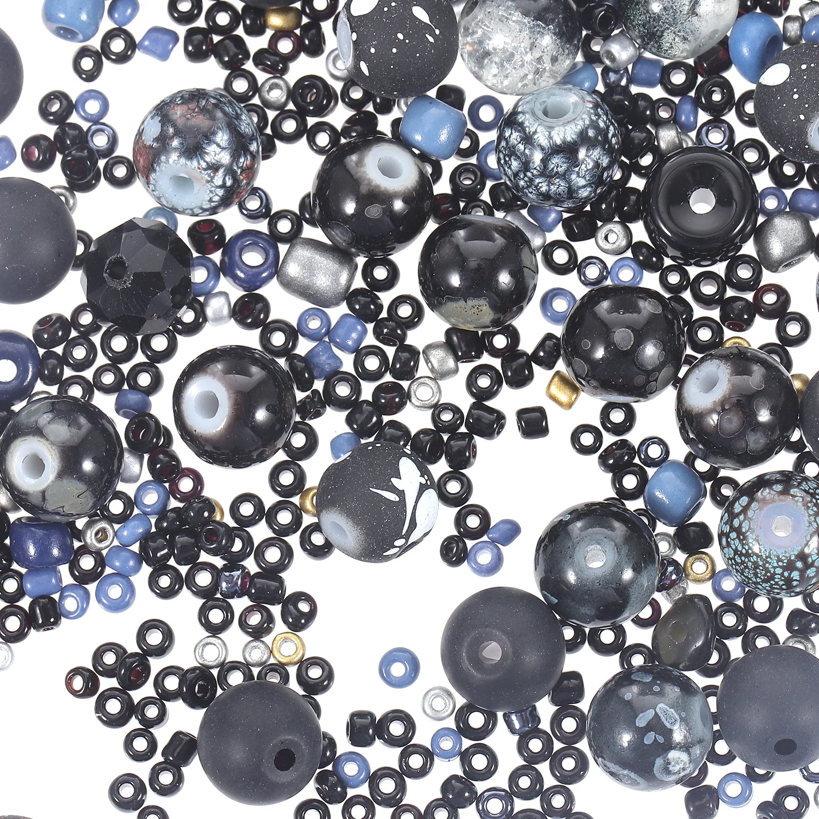 2 Bags DIY Beads Loose Beads for Jewelry Making Necklace Earrings Bracelet Craft Accessories Durable Smooth Beading
2 Bags DIY Beads Loose Beads for Jewelry Making Necklace Earrings Bracelet Craft Accessories Durable Smooth Beading