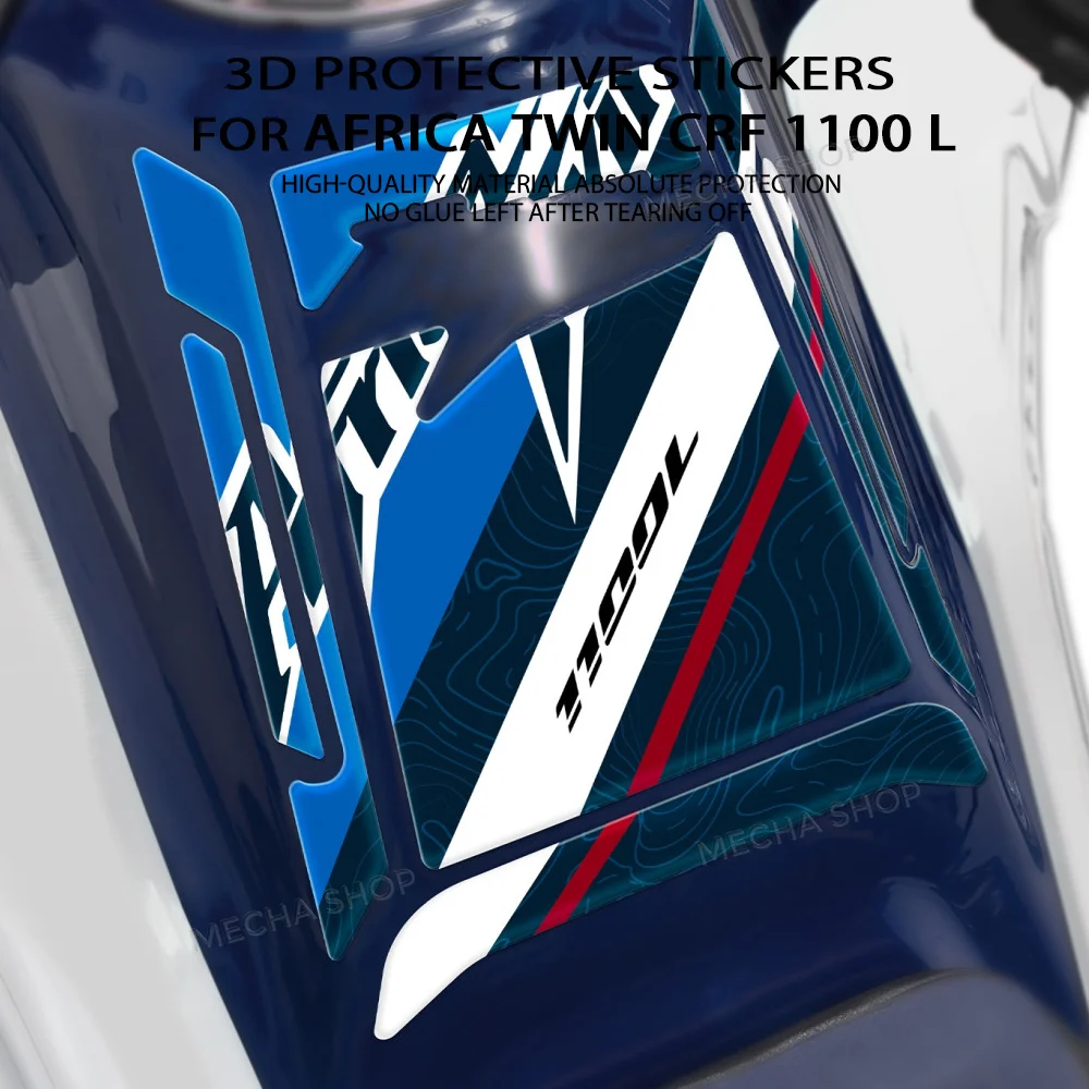 For Africa Twin CRF 1100 L 2020-2026 Tank Pad 3D Resin Decal Kit Motorcycle Accessories
For Africa Twin CRF 1100 L 2020-2026 Tank Pad 3D Resin Decal Kit Motorcycle Accessories