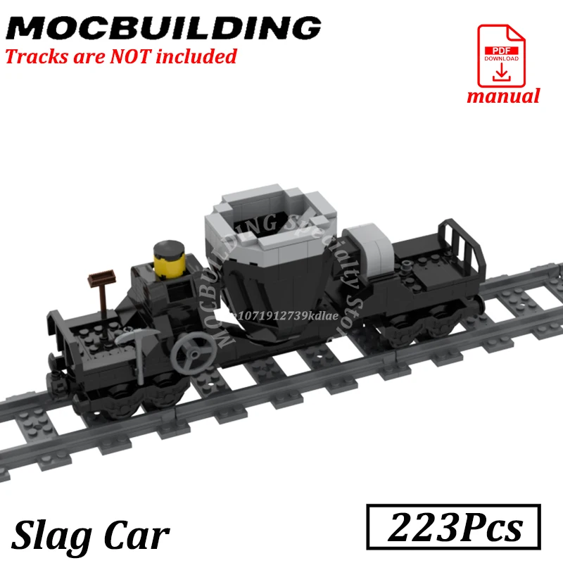 Модель железнодорожного состава: вагон-шлаковоз, грузовой вагон, строительные блоки MOC, аксессуары для городской железной дороги, кирпичики, игрушки для строительства железнодорожных путей, подарок
Модель железнодорожного состава: вагон-шлаковоз, грузовой вагон, строительные блоки MOC, аксессуары для городской железной дороги, кирпичики, игрушки для строительства железнодорожных путей, подарок