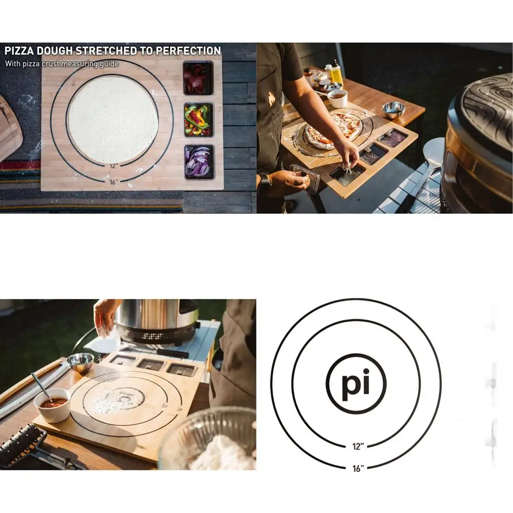 Large Bamboo Chopping Board with 3 Lidded Containers, 45.7 x 60 cm, Anti-Slip Feet
Large Bamboo Chopping Board with 3 Lidded Containers, 45.7 x 60 cm, Anti-Slip Feet