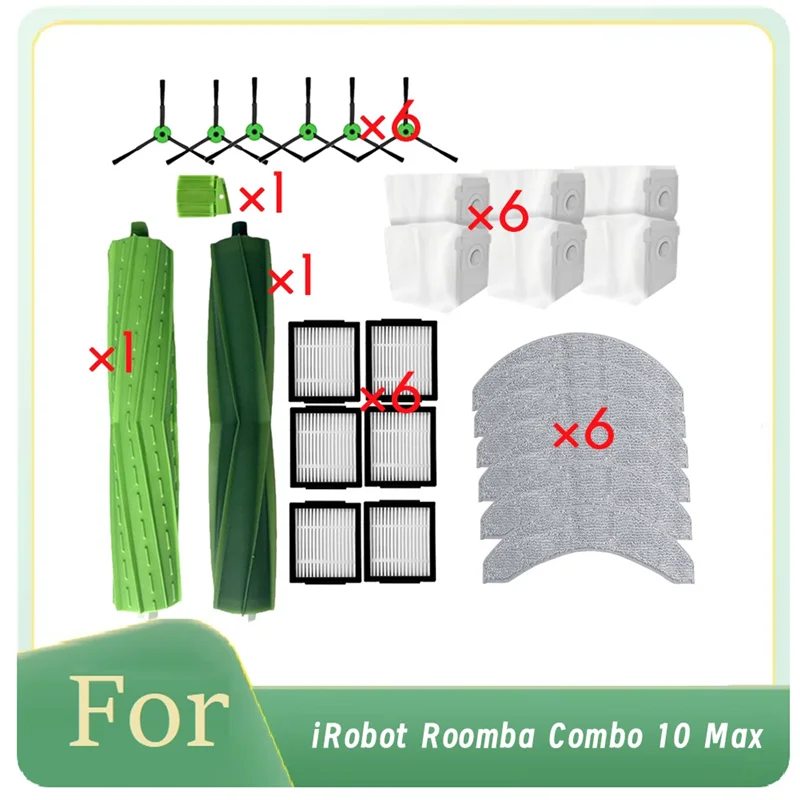 AC93-For Irobot Roomba Combo 10 Max / J9 J7+/Plus Robot Vacuum Enhanced Cleaning Efficiency Ultra Durable Accessories
AC93-For Irobot Roomba Combo 10 Max / J9 J7+/Plus Robot Vacuum Enhanced Cleaning Efficiency Ultra Durable Accessories