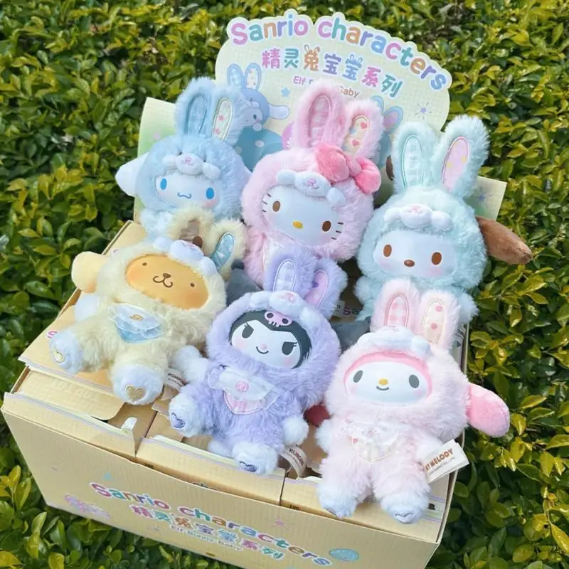 Sanrio плюшевая фея кролик детская серия Kuromi Cinnamoroll Hello Kitty Poseable виниловая кукла милая коллекционная фигурка игрушка в подарок
Sanrio плюшевая фея кролик детская серия Kuromi Cinnamoroll Hello Kitty Poseable виниловая кукла милая коллекционная фигурка игрушка в подарок