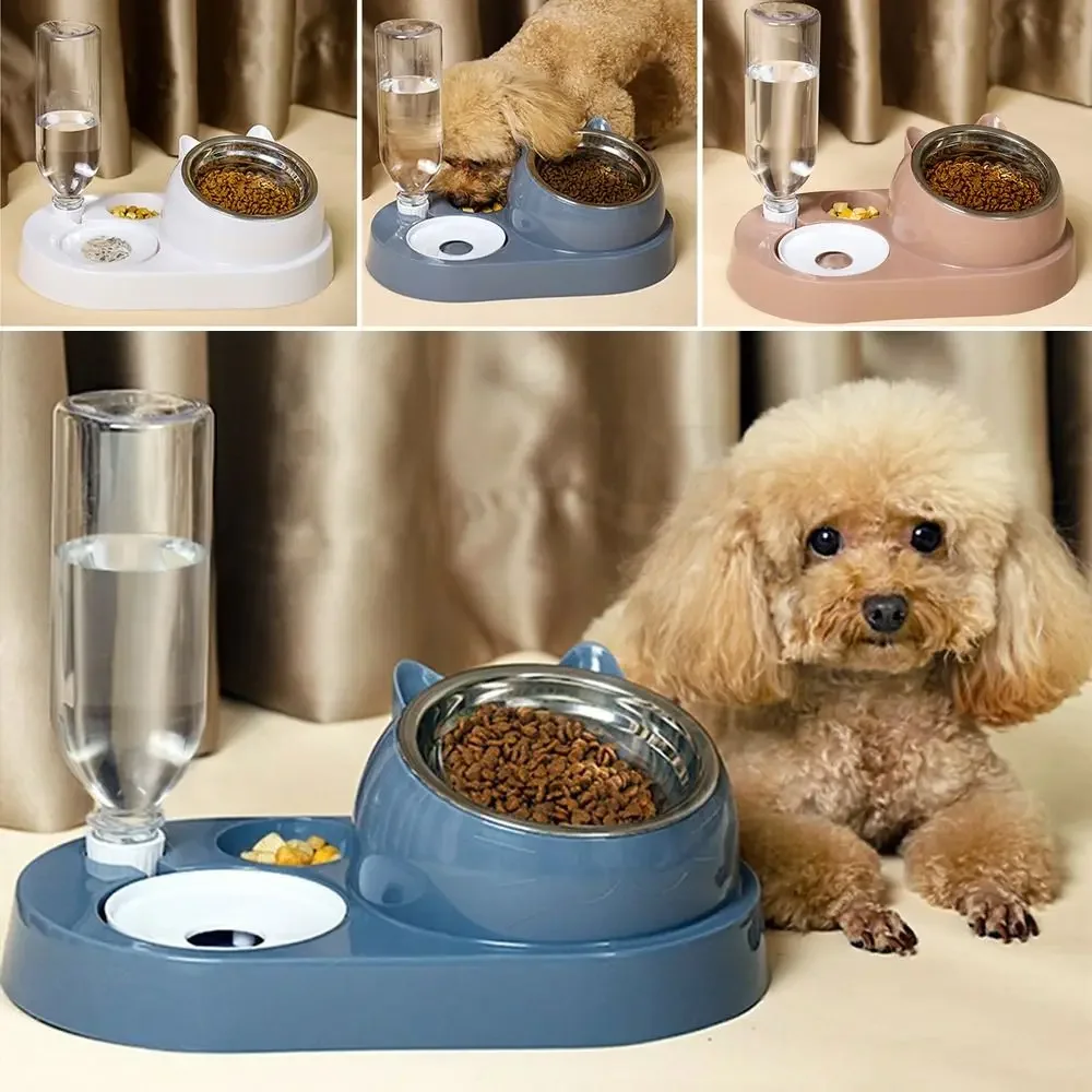 2-in-1 Cat Bowl Water Dispenser Automatic Water Storage Pet Dog Cat Food Bowl Food Container with Waterer Pet Waterer Feeder
2-in-1 Cat Bowl Water Dispenser Automatic Water Storage Pet Dog Cat Food Bowl Food Container with Waterer Pet Waterer Feeder