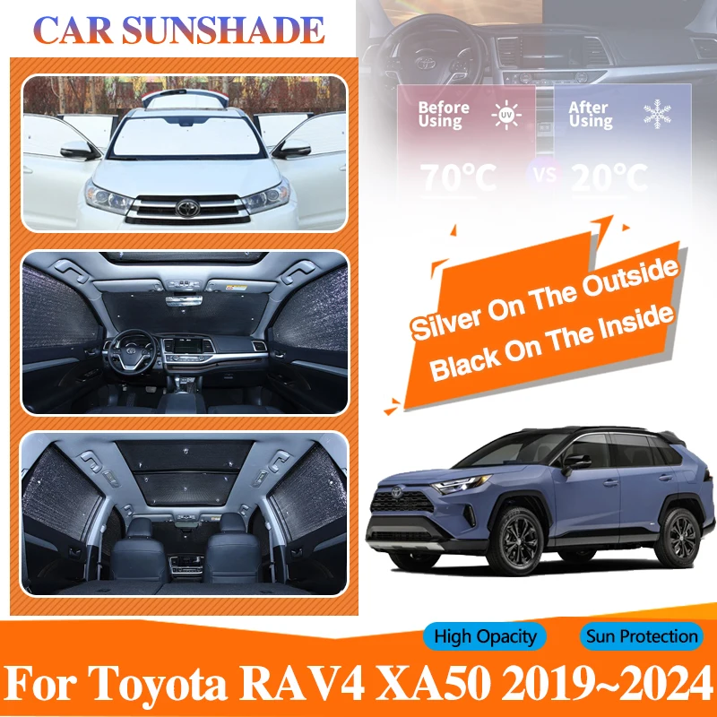 Car Window Shading Covers For Toyota RAV4 XA50 2019 2020 2021 2022~2024 Black Slivr Sunscreen Anti-UV Sunshades Auto Accessories
Car Window Shading Covers For Toyota RAV4 XA50 2019 2020 2021 2022~2024 Black Slivr Sunscreen Anti-UV Sunshades Auto Accessories