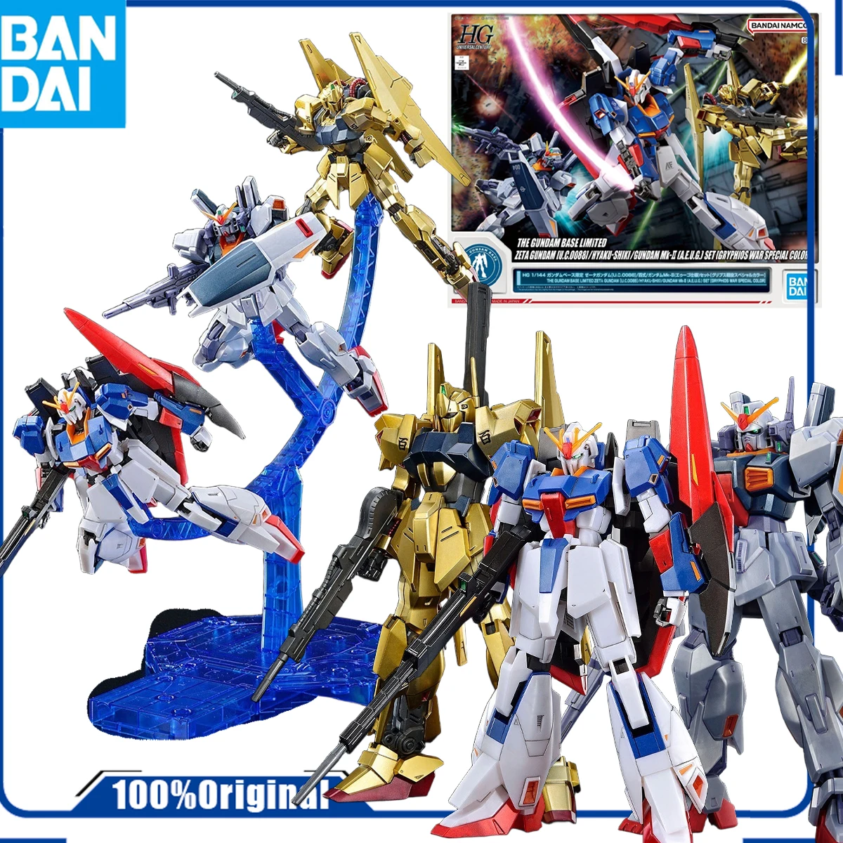 Bandai Original GUNDAM HGUC OTHER LIMITED EDITION Z GUNDAM HUNDRED TYPE GUNDAM MK-II(ANCIENT STYLE) SET Anime Action Figure
Bandai Original GUNDAM HGUC OTHER LIMITED EDITION Z GUNDAM HUNDRED TYPE GUNDAM MK-II(ANCIENT STYLE) SET Anime Action Figure