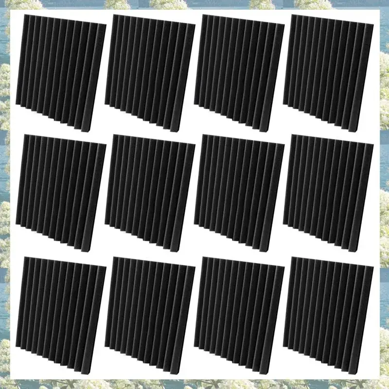 36 Pack Self-Adhesive Acoustic Panels, Sound Proof Foam Panels, High Density Soundproofing Wall Panels For Home(Black)
36 Pack Self-Adhesive Acoustic Panels, Sound Proof Foam Panels, High Density Soundproofing Wall Panels For Home(Black)