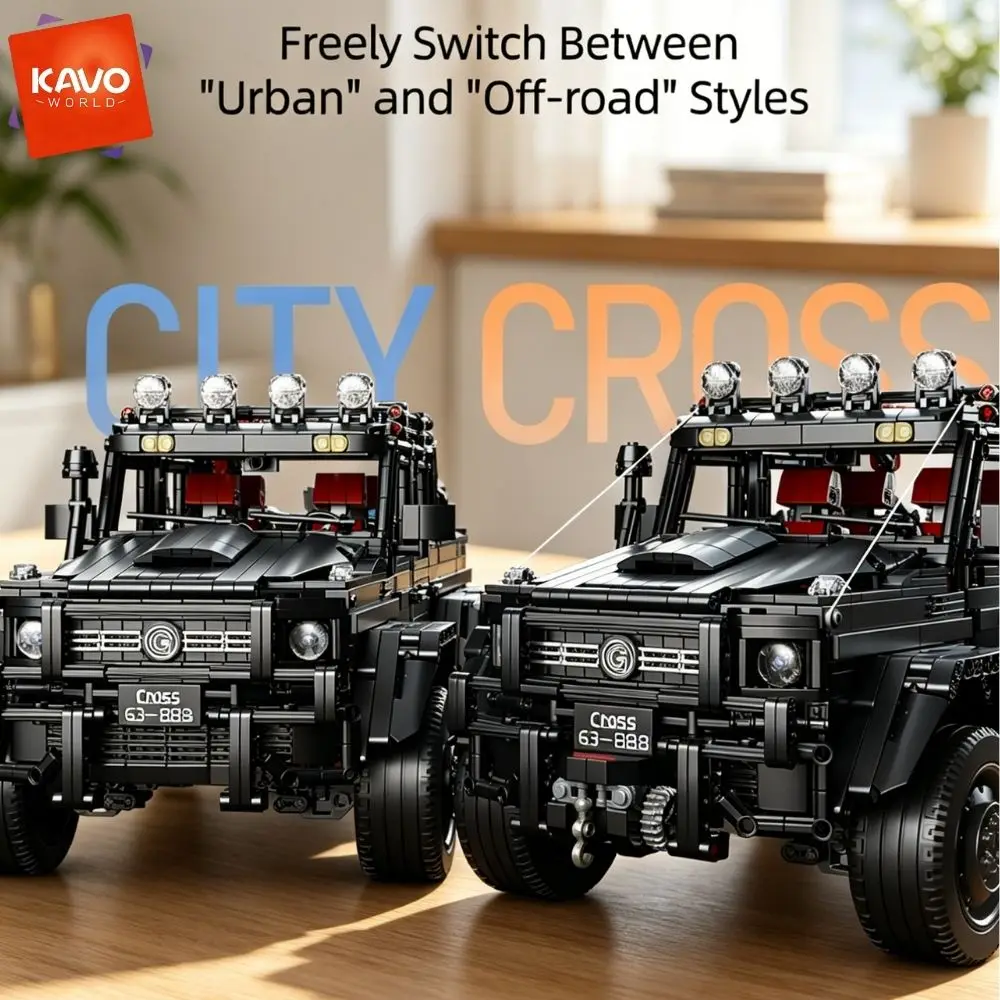 KAVOWORLD 1:8 Scale 6x6 Cross Offroad Vehicle Building Bricks 2 Modification Versions 6-Wheel Independent Suspension Pickup Truck Construction Kit STEM Toy for Adults Teens Christmas Birthday Gift Home Decor Collection (3224PCS)
KAVOWORLD 1:8 Scale 6x6 Cross Offroad Vehicle Building Bricks 2 Modification Versions 6-Wheel Independent Suspension Pickup Truck Construction Kit STEM Toy for Adults Teens Christmas Birthday Gift Home Decor Collection (3224PCS)