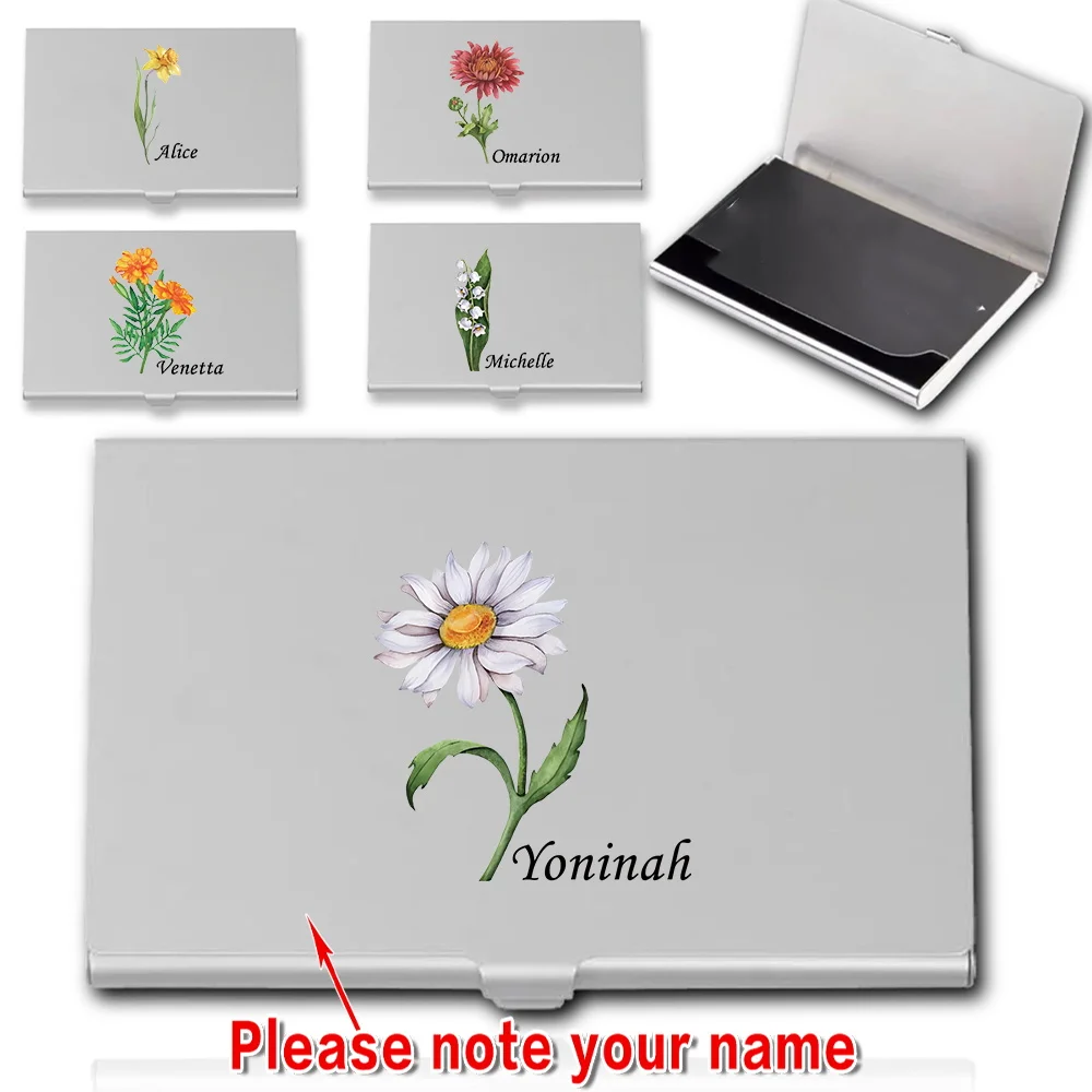 Customized Name Metal Name Business Card Case RFID Blocking Credit Card Organizer Box Protector for Travel Pocket Personalized
Customized Name Metal Name Business Card Case RFID Blocking Credit Card Organizer Box Protector for Travel Pocket Personalized