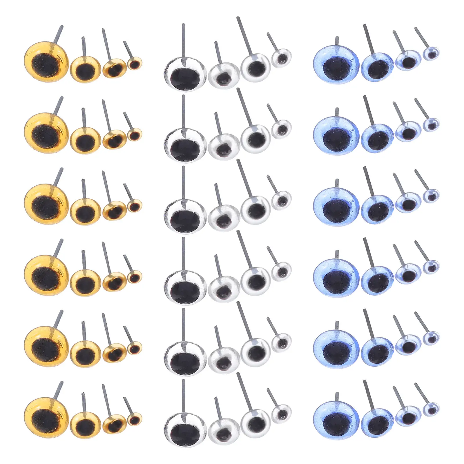 120Pcs Craft Glass Eyes for Felting Projects 3 5 7 9Mm Miniature Round Eye Beads Sewing Crochet Artistic Accessories
120Pcs Craft Glass Eyes for Felting Projects 3 5 7 9Mm Miniature Round Eye Beads Sewing Crochet Artistic Accessories