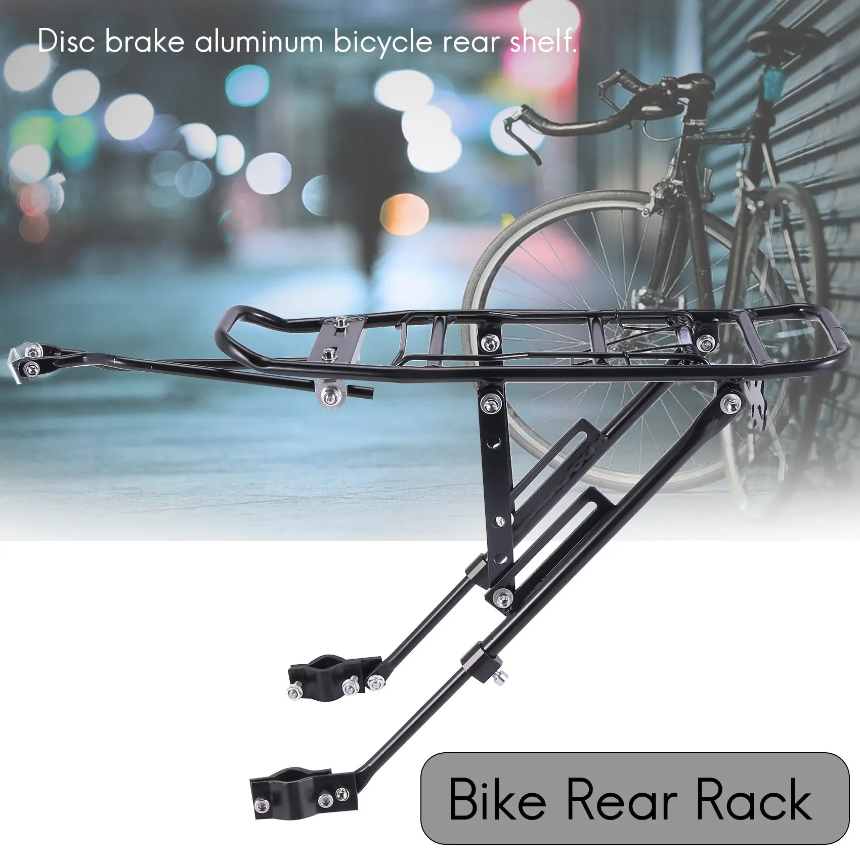 ABVH-Bike Cargo Rack Disc Brake Aluminum Alloy Bicycle Rear Rack MTB Road Bike Foldable Bikes Pannier Carrier Luggage Shelf
ABVH-Bike Cargo Rack Disc Brake Aluminum Alloy Bicycle Rear Rack MTB Road Bike Foldable Bikes Pannier Carrier Luggage Shelf