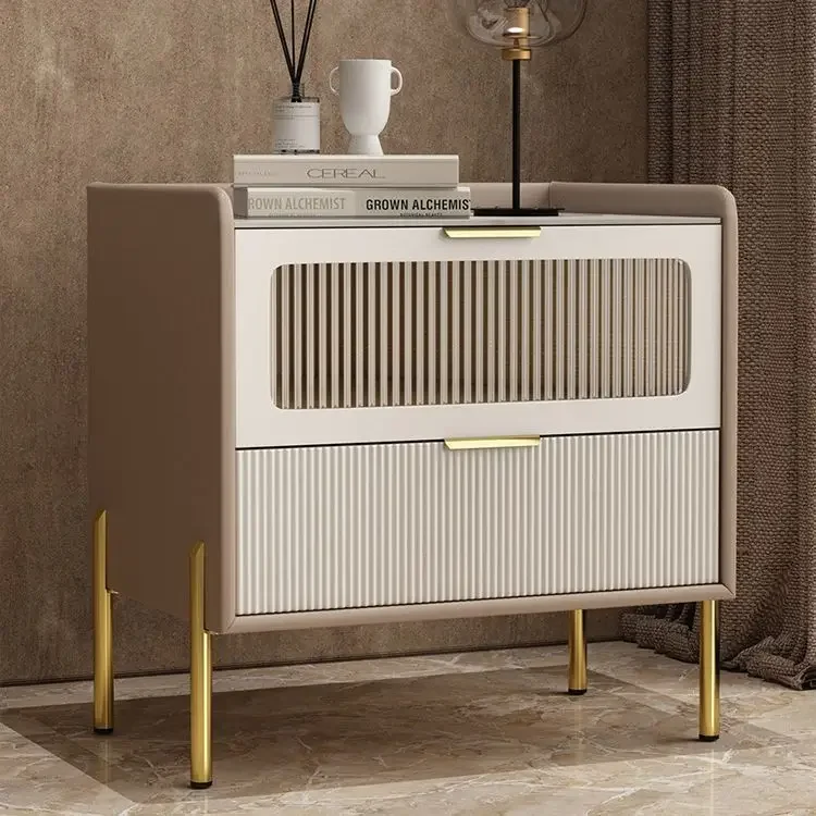 Premium Bedside Table Modern Light Luxury Solid Wood Italian Simple Storage Ultra-narrow Bed Leather Smart Side Cabinet Bedroom
Premium Bedside Table Modern Light Luxury Solid Wood Italian Simple Storage Ultra-narrow Bed Leather Smart Side Cabinet Bedroom