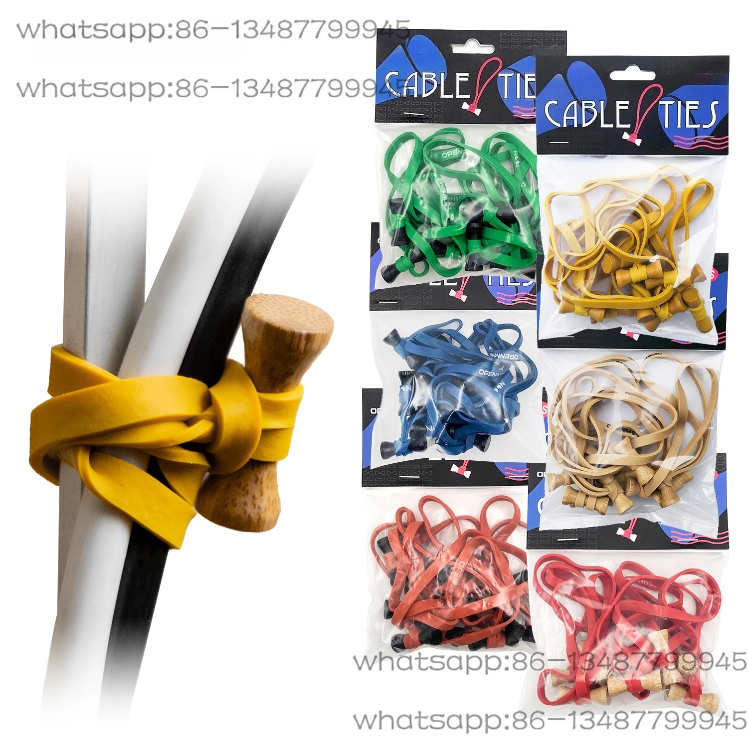 OPENMOON Rubber Bundling Rope, Bundling Rope Wear-resistant Loosening Cable Belt Rubber Band Strap
OPENMOON Rubber Bundling Rope, Bundling Rope Wear-resistant Loosening Cable Belt Rubber Band Strap