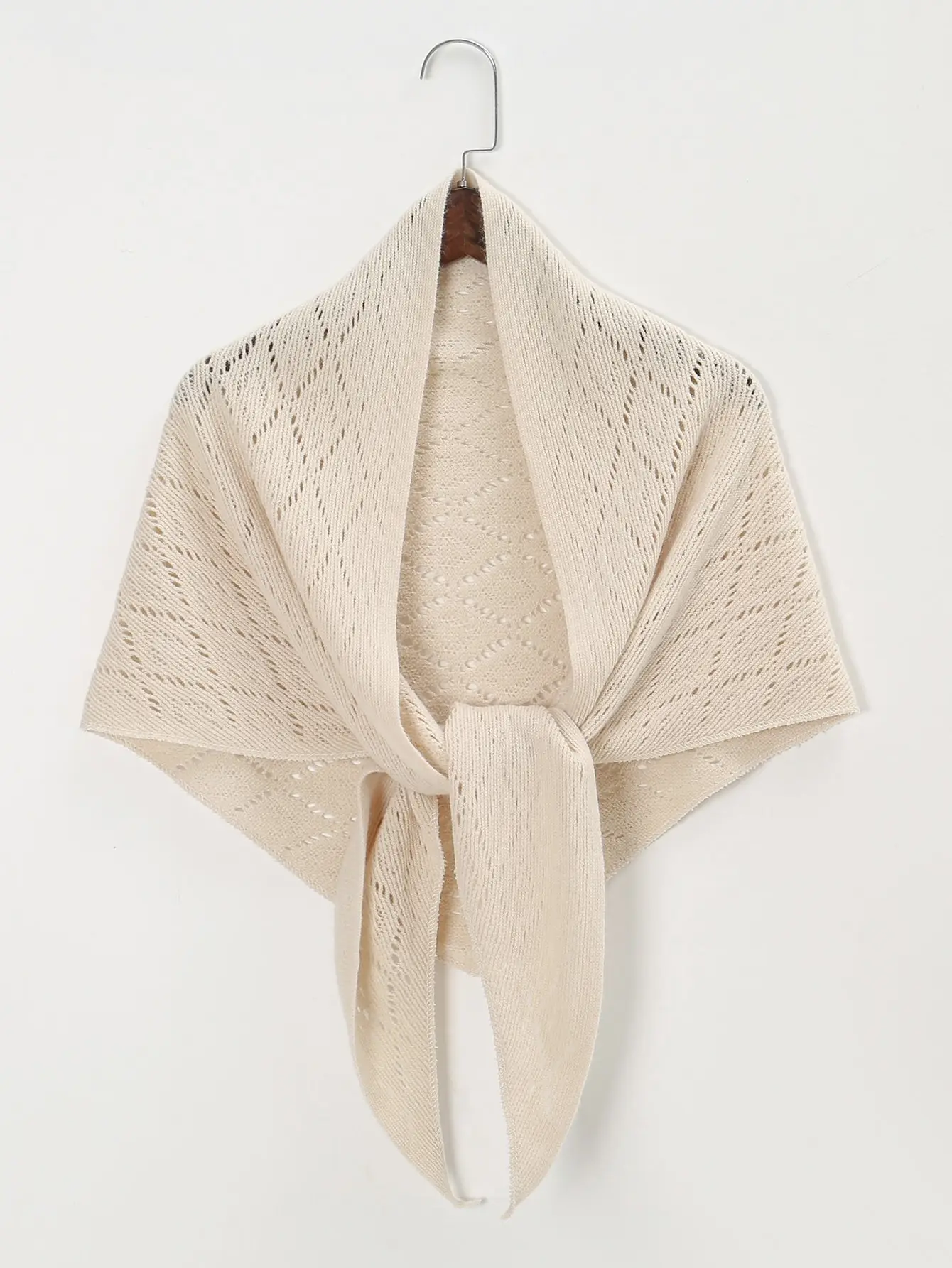 1pc Women's Fashion Knitted Shawl Scarf, Geometric Hollow-Out Breathable Home Wrap, For Autumn/Winter For Dress
1pc Women's Fashion Knitted Shawl Scarf, Geometric Hollow-Out Breathable Home Wrap, For Autumn/Winter For Dress