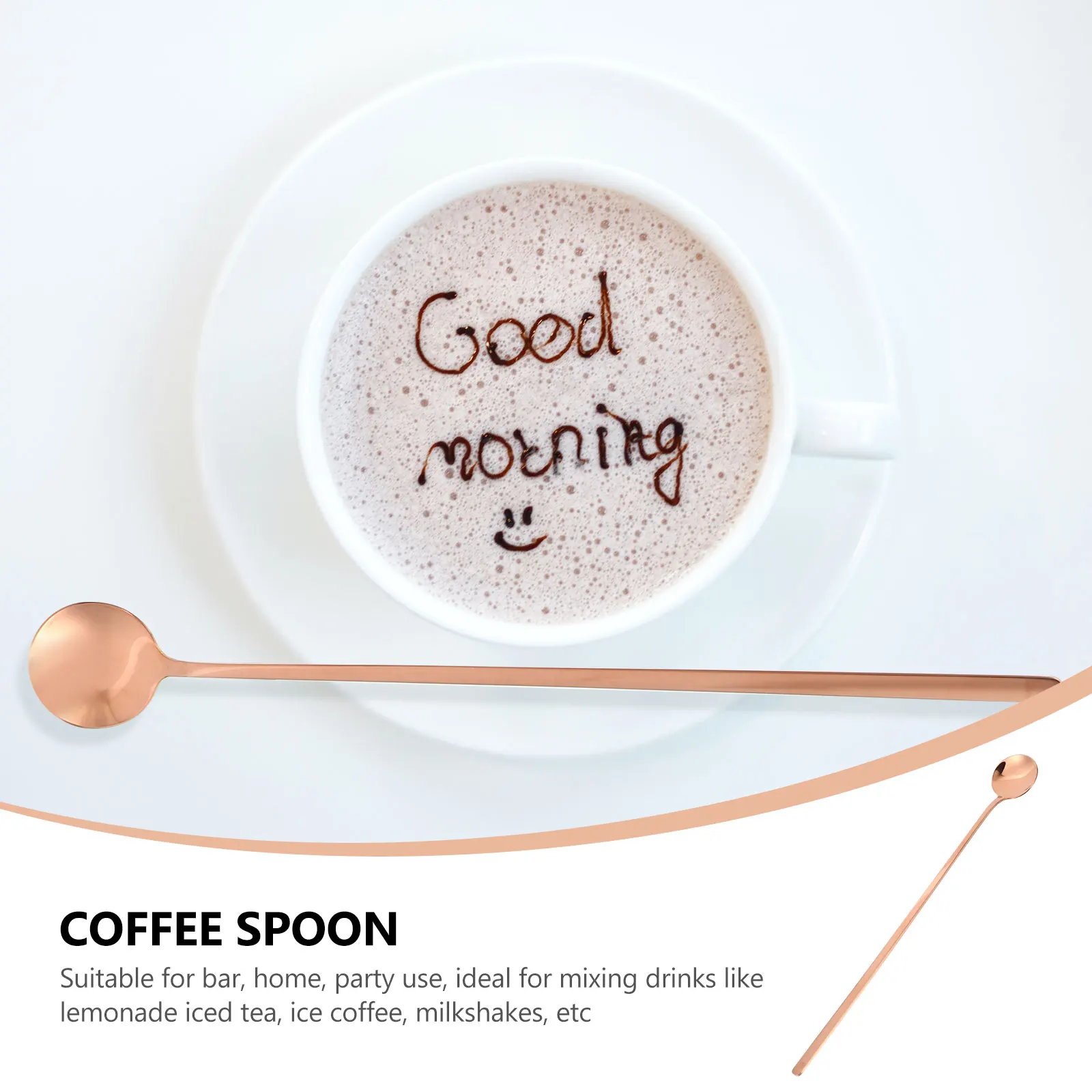 2 шт., кофейные ложки из нержавеющей стали, ложки для смешивания с длинной ручкой для чая со льдом, лимонада, десертная ложка, ложка для супа с мороженым
2 шт., кофейные ложки из нержавеющей стали, ложки для смешивания с длинной ручкой для чая со льдом, лимонада, десертная ложка, ложка для супа с мороженым