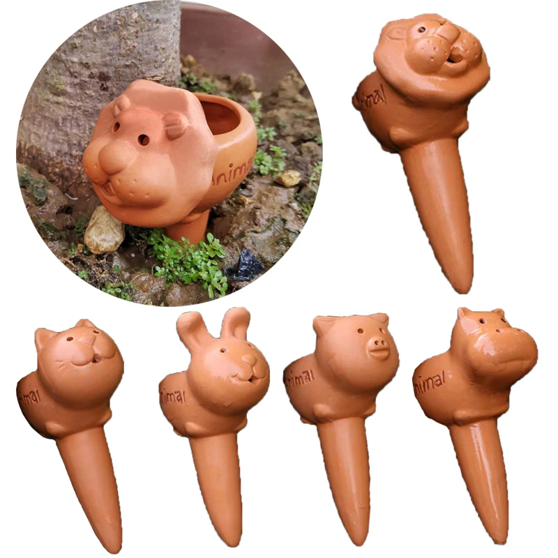 Cartoon Animal Garden Automatic Irrigation Waterer Drip Pot Indoor Drip Irrigation Watering System Plant Waterers
Cartoon Animal Garden Automatic Irrigation Waterer Drip Pot Indoor Drip Irrigation Watering System Plant Waterers