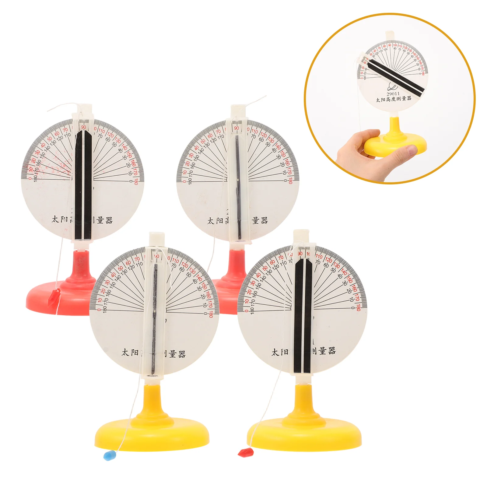 4 Pcs Experimental Device Measuring Instrument Primary School Plastic Solar Angle Learning Tool
4 Pcs Experimental Device Measuring Instrument Primary School Plastic Solar Angle Learning Tool