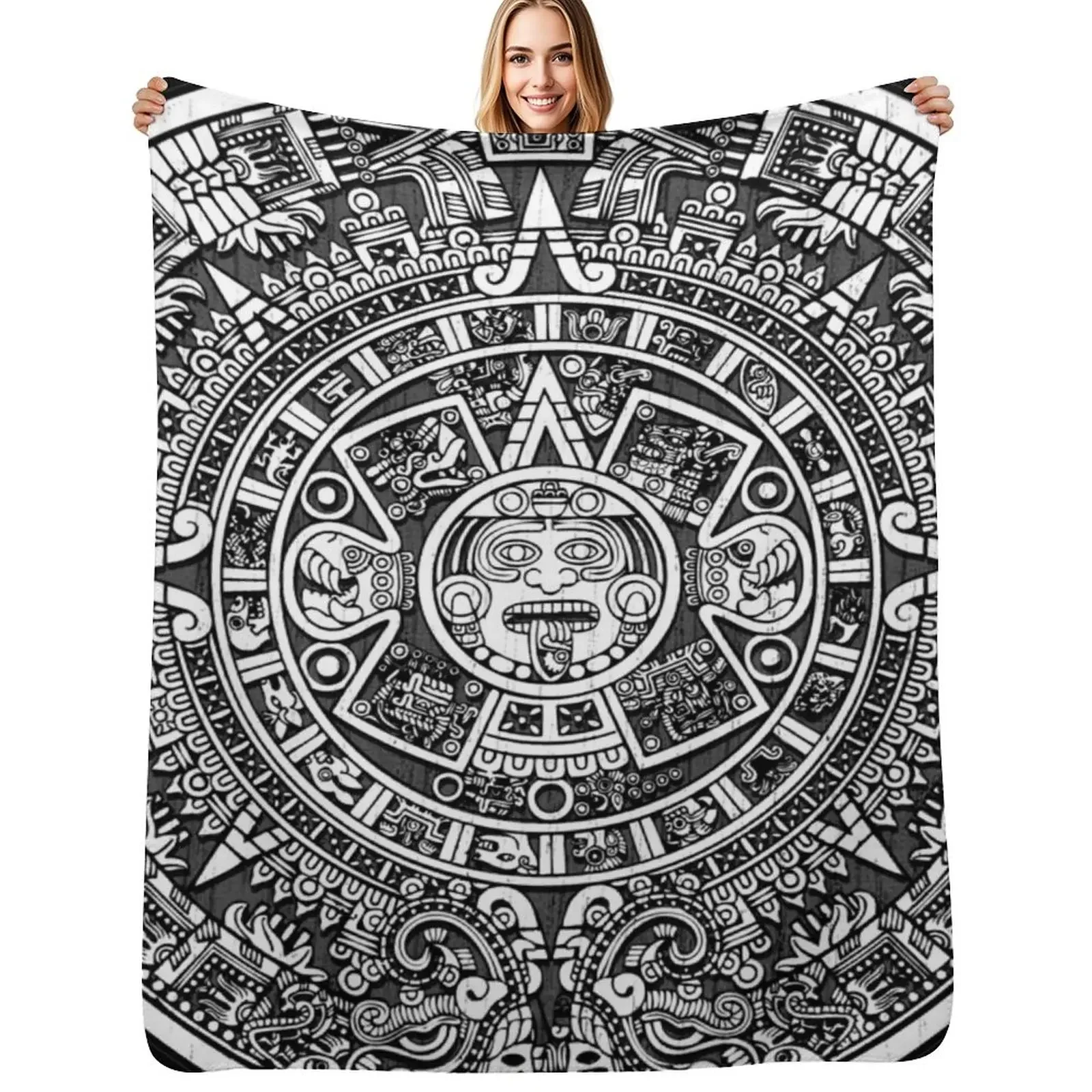 Aztec calendar Throw Blanket Plaid Cute Plaid Hair Sofa Blanket
Aztec calendar Throw Blanket Plaid Cute Plaid Hair Sofa Blanket