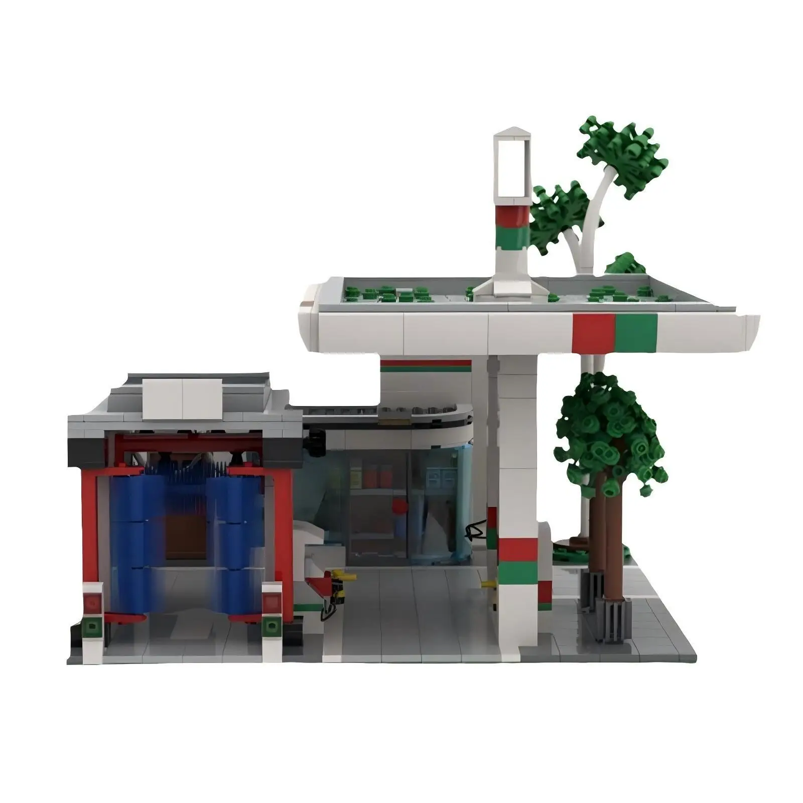 MOC Gas Station City Building Series Puzzle Building Block Ornament Gift Child Brain Development Bricks Player
MOC Gas Station City Building Series Puzzle Building Block Ornament Gift Child Brain Development Bricks Player