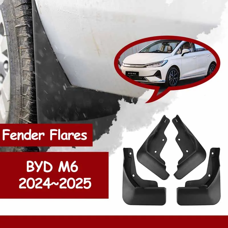 Car Mudflaps Fender Flares for BYD M6 MPV 2023 2024 2025 Rear Fenders Splash Guard Wheel Protecti Mud Flap Parts Accessorie.
Car Mudflaps Fender Flares for BYD M6 MPV 2023 2024 2025 Rear Fenders Splash Guard Wheel Protecti Mud Flap Parts Accessorie.
