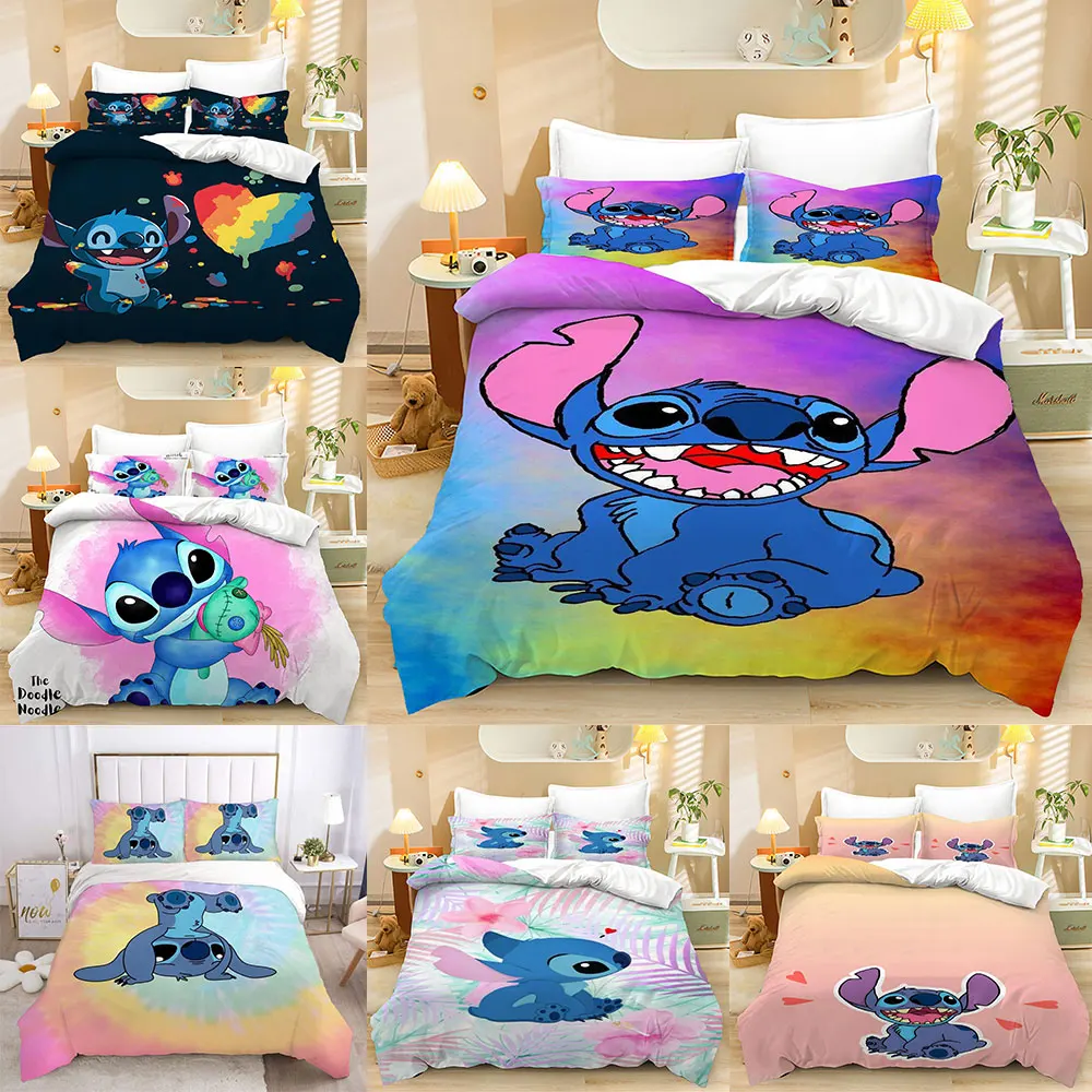 Stitch Bedding Sets Comforter Quilt Bed Cover Duvet Cover Pillow Case 2-3 Pieces Sets Kids Adult Size Cartoon Decoration
Stitch Bedding Sets Comforter Quilt Bed Cover Duvet Cover Pillow Case 2-3 Pieces Sets Kids Adult Size Cartoon Decoration