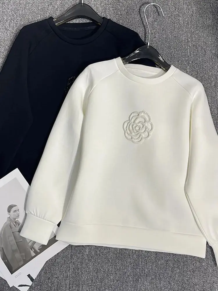 SXXL Korean Faion Bla White Pullover O Ne Sweatirt Loose Fit Long Sve round Ne Commute Sle Color Cotton
SXXL Korean Faion Bla White Pullover O Ne Sweatirt Loose Fit Long Sve round Ne Commute Sle Color Cotton