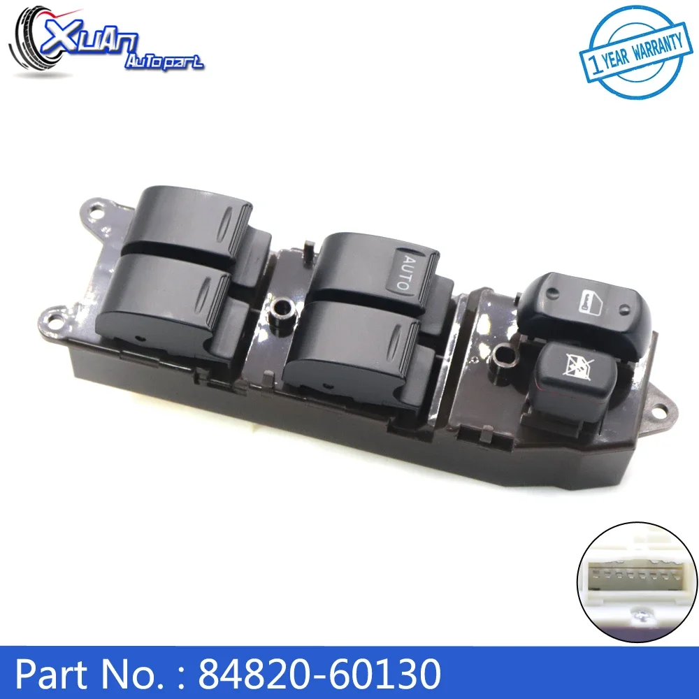 XUAN Electric Power Window Master Switch For Toyota Land Cruiser 100 1FZFE 2UZFE 1998-2008 4.5L 4.7L 5.7L 84820-60130 8482060130
XUAN Electric Power Window Master Switch For Toyota Land Cruiser 100 1FZFE 2UZFE 1998-2008 4.5L 4.7L 5.7L 84820-60130 8482060130