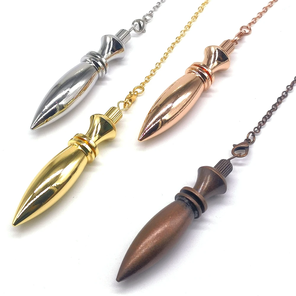 Natural Copper Metal Pendulum for Dowsing Divination Energy Reiki Healing Pointed Meditation Witch Spiritual Pendulos Wholesale
Natural Copper Metal Pendulum for Dowsing Divination Energy Reiki Healing Pointed Meditation Witch Spiritual Pendulos Wholesale