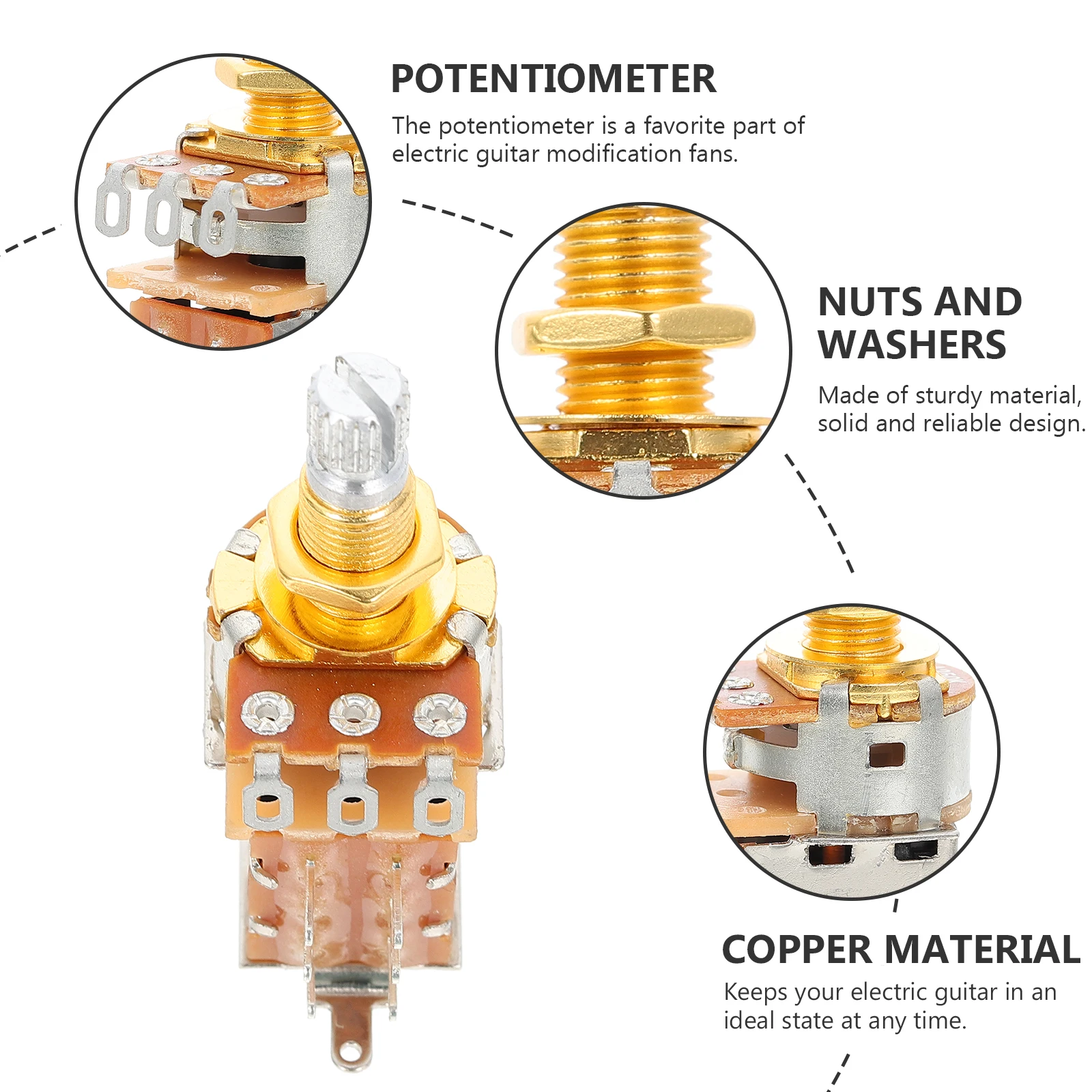 4 Sets Potentiometer Switch Resistant Electric Guitar Parts A250K Modified Musical Instrument Components
4 Sets Potentiometer Switch Resistant Electric Guitar Parts A250K Modified Musical Instrument Components