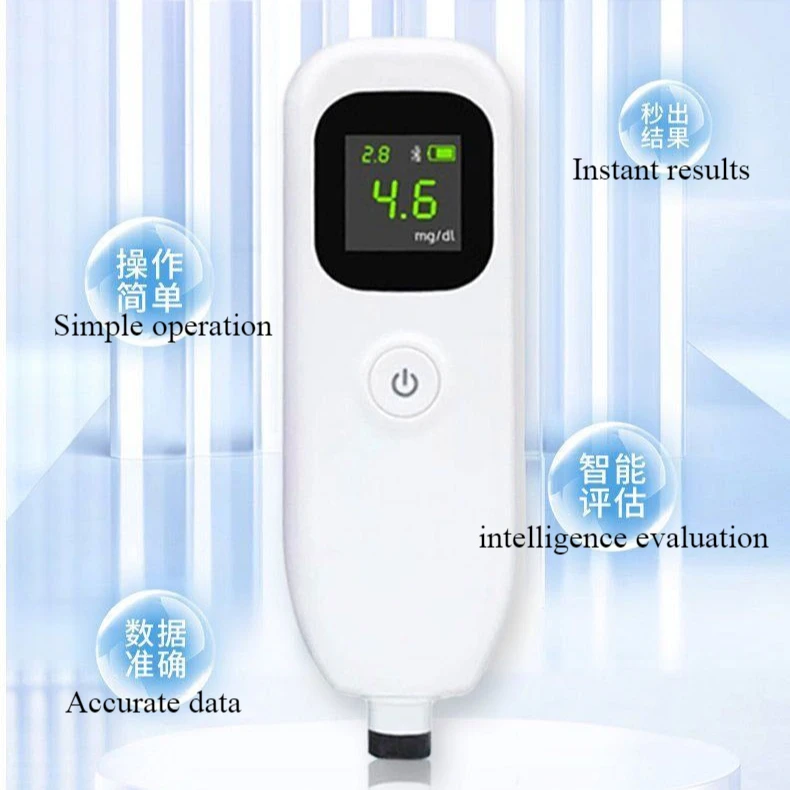 Nursery Handheld Led Neonatal Transcutaneous Bilirubin Detector Jaundice Detector Percutaneous Jaundice Tester
Nursery Handheld Led Neonatal Transcutaneous Bilirubin Detector Jaundice Detector Percutaneous Jaundice Tester