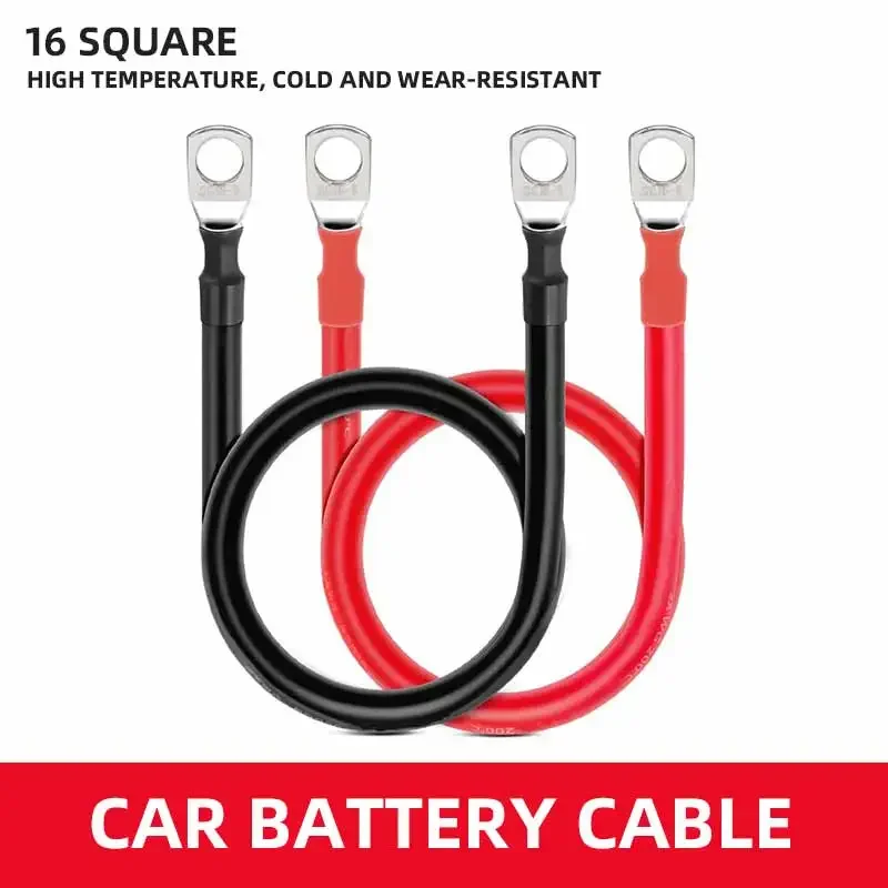 Pure Copper Car Battery Connection Cable Line 10/16/25/35 Square Silicone Battery Power Connection Cord for Inverter Car Solar
Pure Copper Car Battery Connection Cable Line 10/16/25/35 Square Silicone Battery Power Connection Cord for Inverter Car Solar