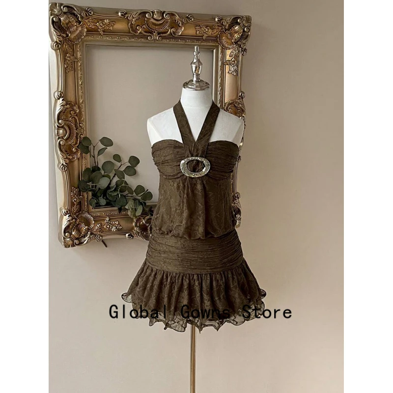 American Personalized Fashion Retro Short Hip Skirt Niche Sexy Backless Sleeveless Design Halter Dress for Women Customized
American Personalized Fashion Retro Short Hip Skirt Niche Sexy Backless Sleeveless Design Halter Dress for Women Customized
