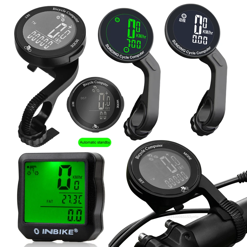 Waterproof Digital Bicycle Odometer Speedometer Wired/Wireless Bike Computer with LCD Screen Cycling Stopwatch for MTB Road Bike
Waterproof Digital Bicycle Odometer Speedometer Wired/Wireless Bike Computer with LCD Screen Cycling Stopwatch for MTB Road Bike