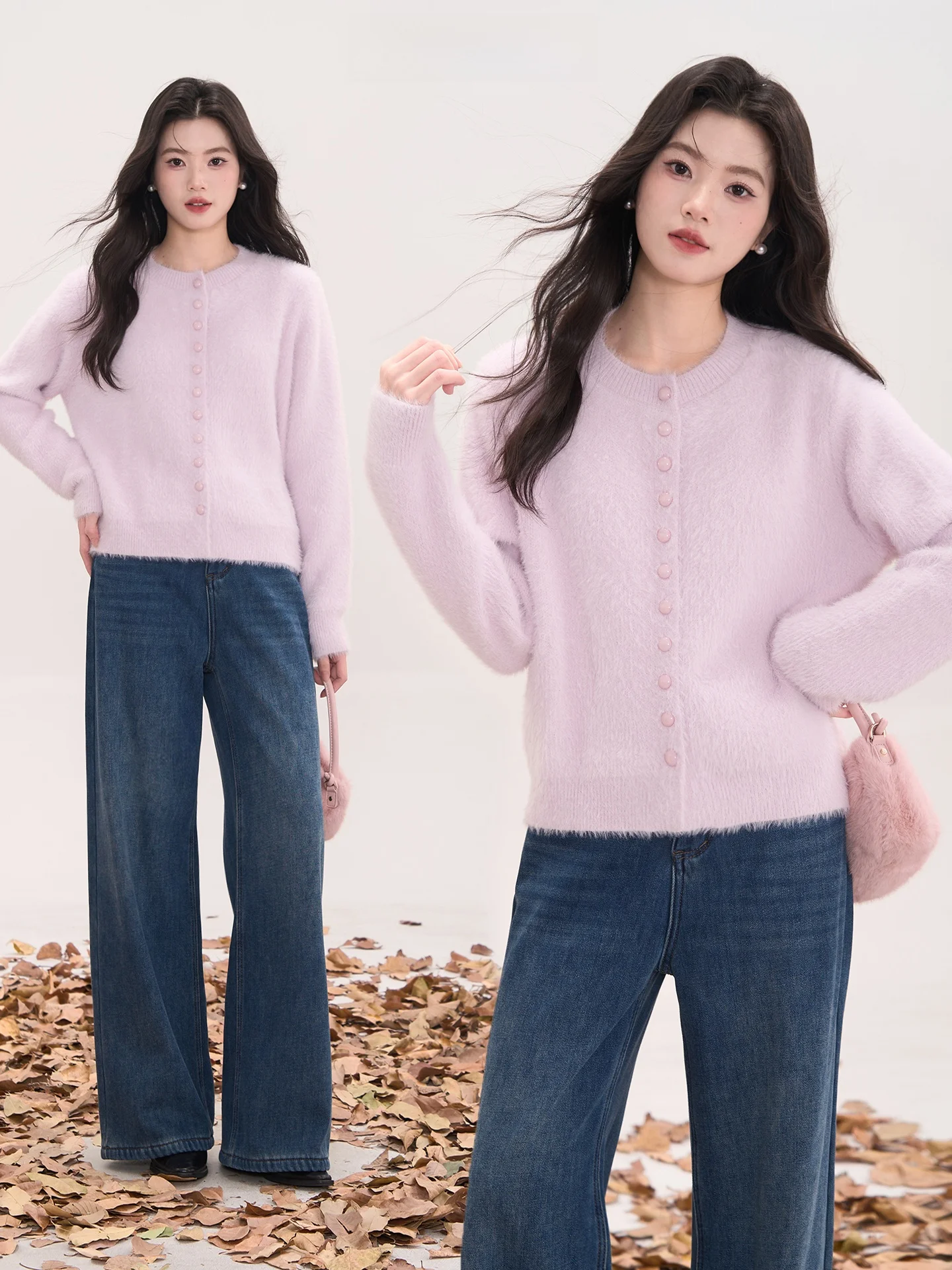 Мягкий вязаный женский свитер-кардиган из искусственного меха норки, теплый зимний повседневный длинный кардиган Gentle Universe Heme Y0096
Мягкий вязаный женский свитер-кардиган из искусственного меха норки, теплый зимний повседневный длинный кардиган Gentle Universe Heme Y0096