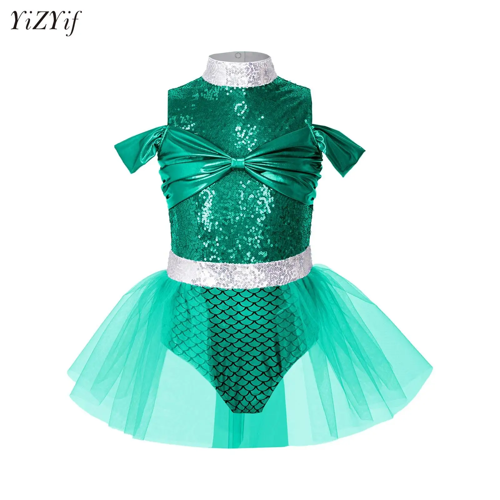 Rhythmic Gymnastics Figure Skating Tulle Skirted Bodysuit Dress Girls Mermaid Costume Ballerina Ballet Dance Leotard Tutu Jersey
Rhythmic Gymnastics Figure Skating Tulle Skirted Bodysuit Dress Girls Mermaid Costume Ballerina Ballet Dance Leotard Tutu Jersey