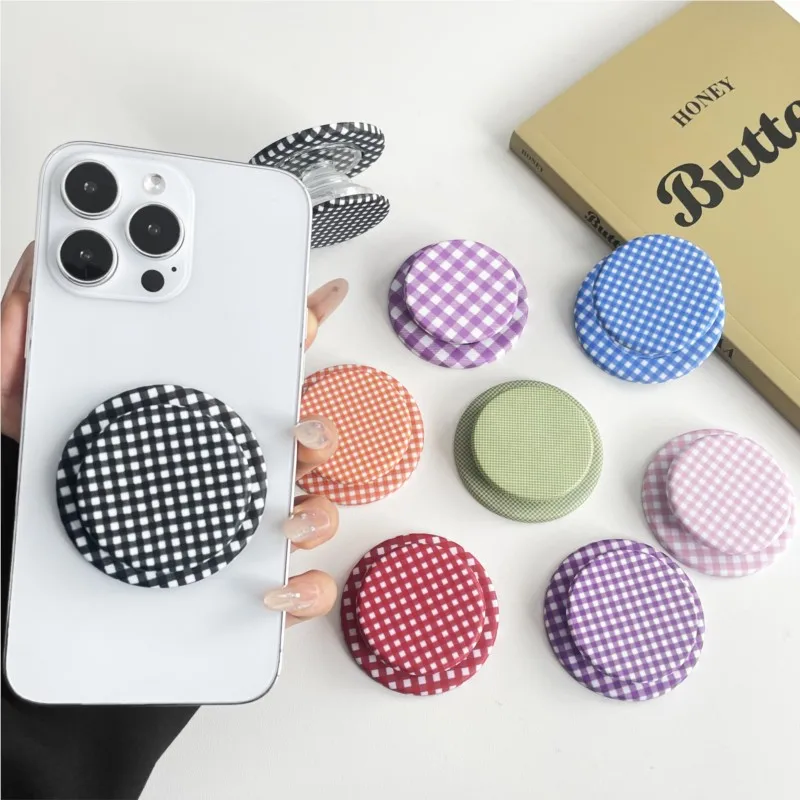 Cute Gingham Check For Magnetic Phone Grip Holder Foldable Stand for MagSafe Compatible Phones Colorful Plaid Options For Galaxy
Cute Gingham Check For Magnetic Phone Grip Holder Foldable Stand for MagSafe Compatible Phones Colorful Plaid Options For Galaxy