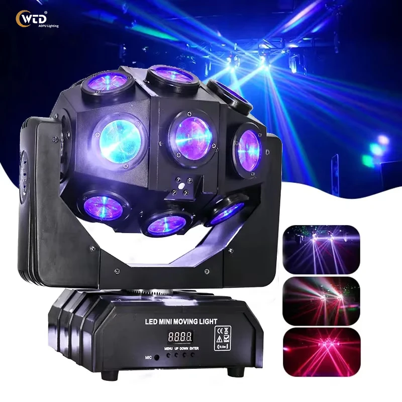 AOPU 18Pcs 10W RGBW 4 In1 Laser Stage Lighting LED Moving Head Laser Light for DJ Disco Party Night Club
AOPU 18Pcs 10W RGBW 4 In1 Laser Stage Lighting LED Moving Head Laser Light for DJ Disco Party Night Club