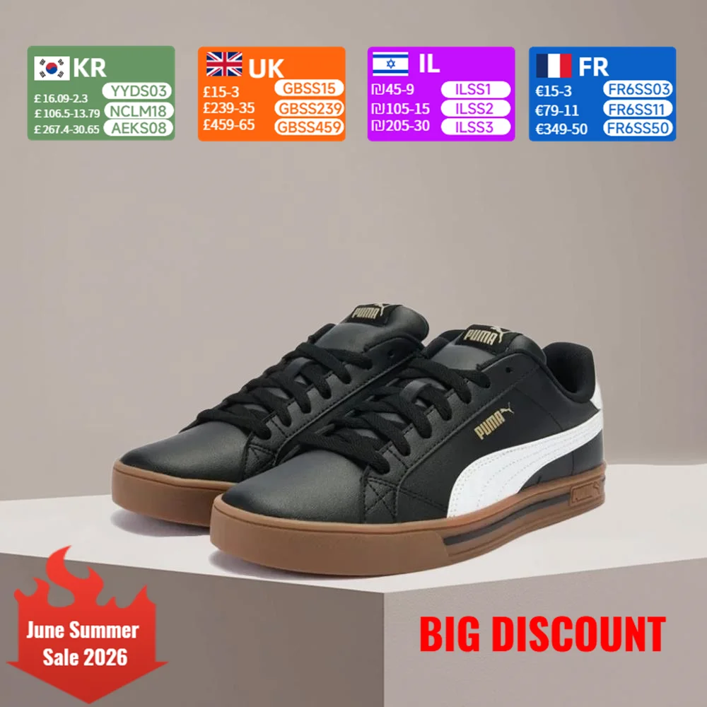 Puma Smash Vulc V3 Lightweight Comfort Cushioning Unisex Casual Sneakers for Everyday Wear 380752-23
Puma Smash Vulc V3 Lightweight Comfort Cushioning Unisex Casual Sneakers for Everyday Wear 380752-23