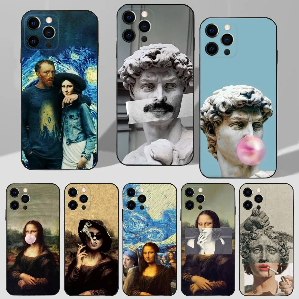 Art David Mona Lisa Phone Case For iPhone 16,15,14,13,12,11 Plus,Pro Max,XS,X,XR,SE,Mini,8,7 Soft Silicone Black Cover
Art David Mona Lisa Phone Case For iPhone 16,15,14,13,12,11 Plus,Pro Max,XS,X,XR,SE,Mini,8,7 Soft Silicone Black Cover