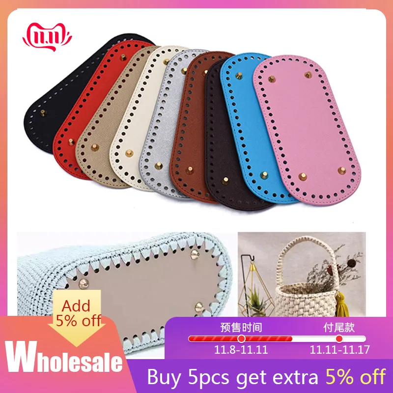 Oval PU Handmade Bag Bottom For Women Handbag Pure Color Hard Wear-Resistant Rivet Bag Bottom Elegant Fashion Bag Accessories
Oval PU Handmade Bag Bottom For Women Handbag Pure Color Hard Wear-Resistant Rivet Bag Bottom Elegant Fashion Bag Accessories