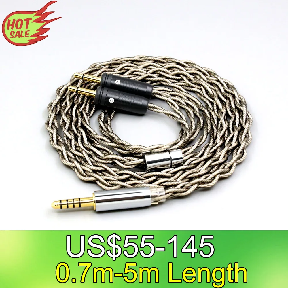 LN008264 99% Pure Silver + Graphene Silver Plated Shield Earphone Cable For Focal Clear Elear Elex Elegia Stellia Dual 3.5mm pin
LN008264 99% Pure Silver + Graphene Silver Plated Shield Earphone Cable For Focal Clear Elear Elex Elegia Stellia Dual 3.5mm pin