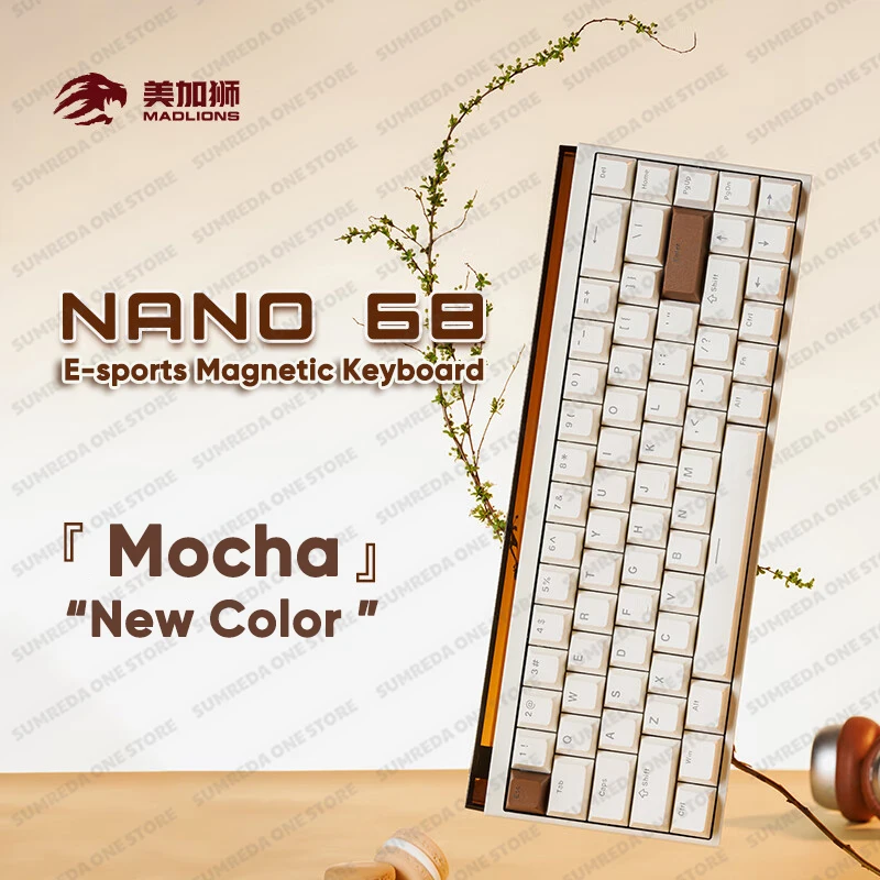 Madlions NANO68 PRO игровая проводная механическая клавиатура с магнитным переключателем RGB Hotswap 8000 Гц RT 0,01 мм DSK MT геймерская киберспортивная клавиатура
Madlions NANO68 PRO игровая проводная механическая клавиатура с магнитным переключателем RGB Hotswap 8000 Гц RT 0,01 мм DSK MT геймерская киберспортивная клавиатура