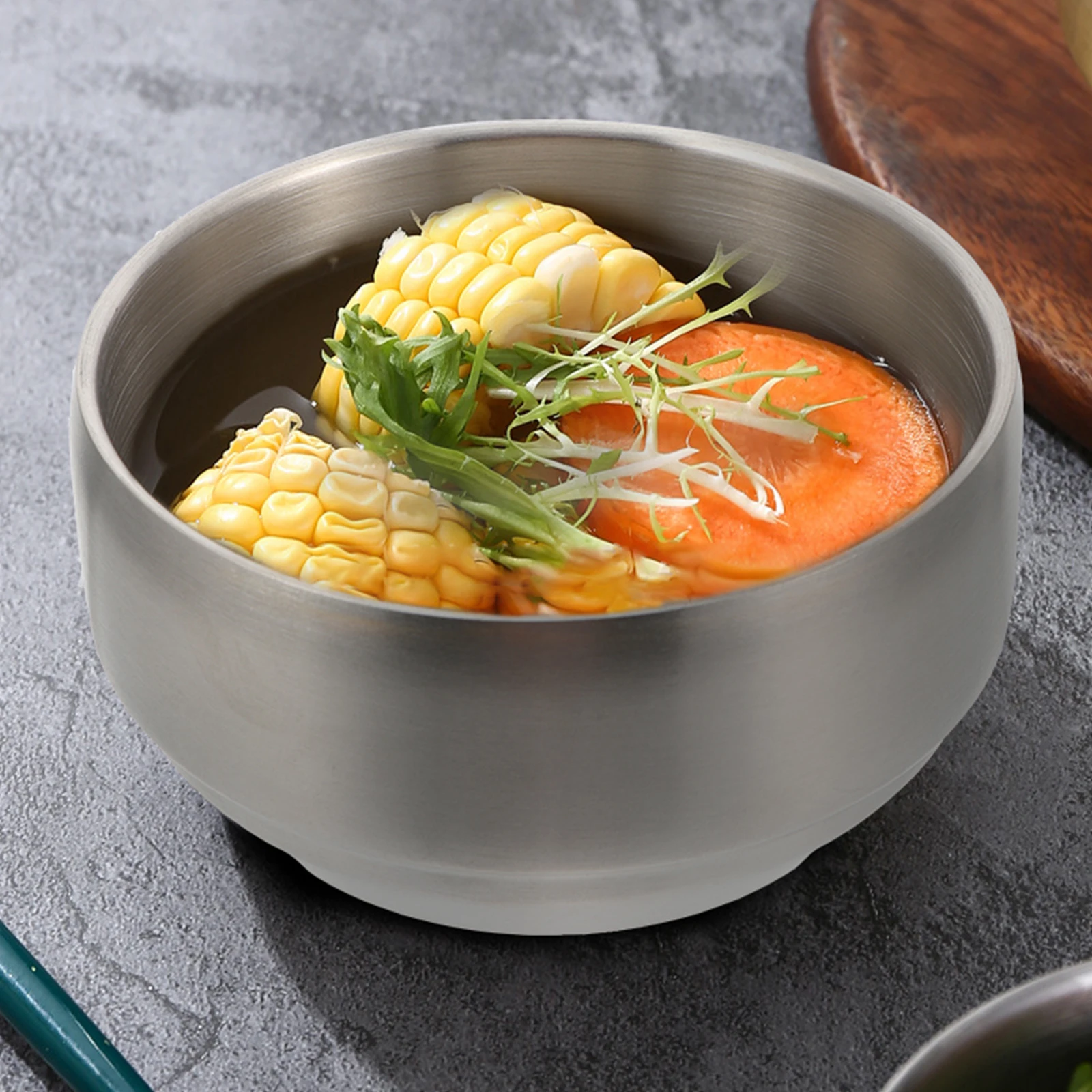 Stainless Steel Insulated Bowl Large Capacity Salad Fruit Soup Anti scald Practical Home Restaurant Tableware Easy Clean
Stainless Steel Insulated Bowl Large Capacity Salad Fruit Soup Anti scald Practical Home Restaurant Tableware Easy Clean