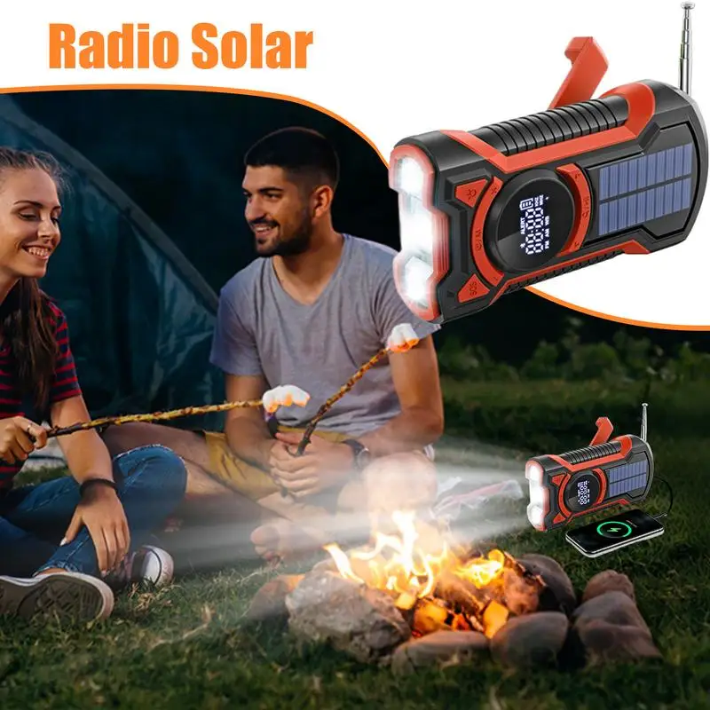 Weather Radio Compact Hand Crank Radio Multifunctional 5000mAh Rechargeable Survival Kit High Brightness Flashlight For Home
Weather Radio Compact Hand Crank Radio Multifunctional 5000mAh Rechargeable Survival Kit High Brightness Flashlight For Home